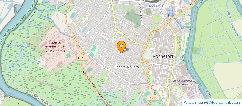 localisation de l'entreprise SNC DS  ROCHEFORT