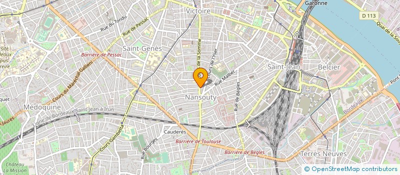 localisation de l'entreprise SNC DU 148 COURS DU MEDOC à BORDEAUX