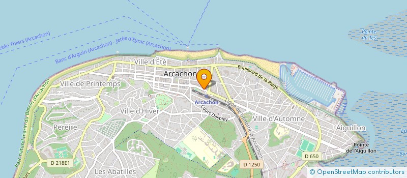 localisation de l'entreprise SNC DU BASSIN  ARCACHON