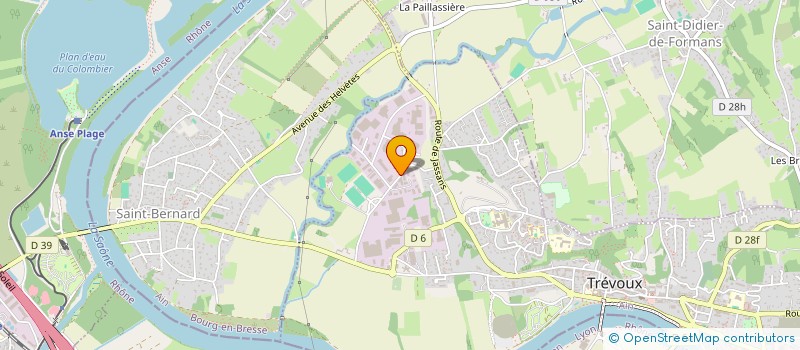 localisation de l'entreprise SNC DU BIEF à TREVOUX