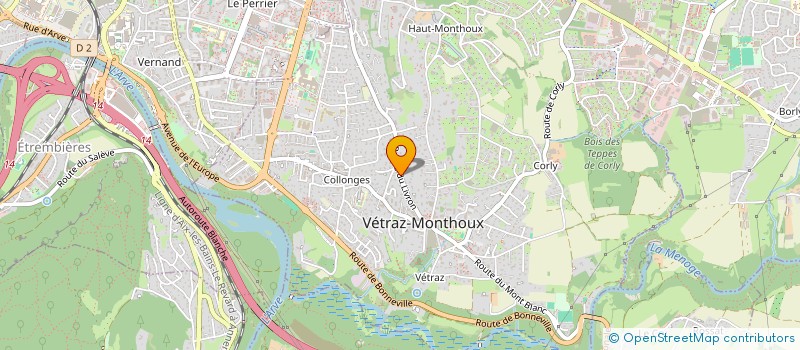 localisation de l'entreprise SNC DU CHATEAU  VETRAZ-MONTHOUX