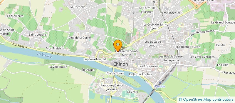 localisation de l'entreprise SNC DU CHATEAU  CHINON