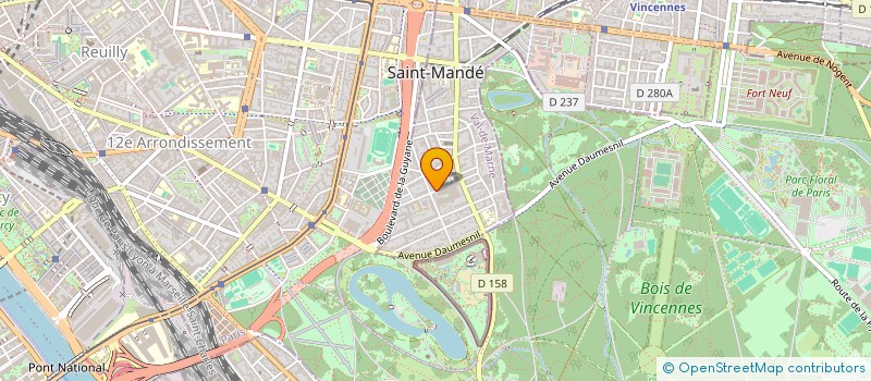 localisation de l'entreprise SNC DU CHATEAU à SAINT-MANDE