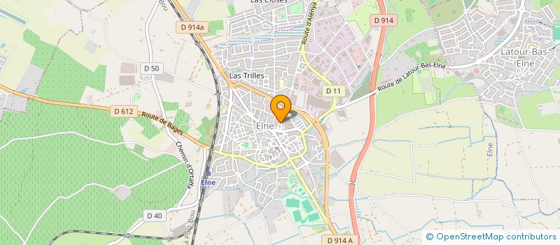 localisation de l'entreprise SNC DU LAC  ELNE