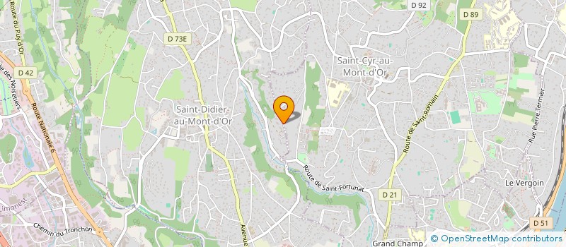 localisation de l'entreprise SNC DU MONTEILLER  SAINT-CYR-AU-MONT-D'OR