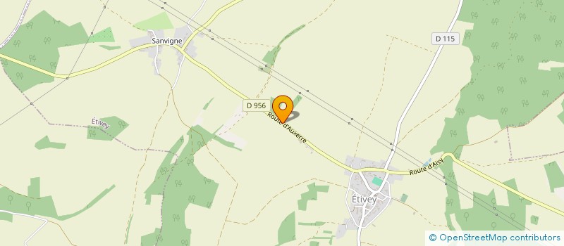 localisation de l'entreprise SNC DU NOYER JAUGE  ETIVEY