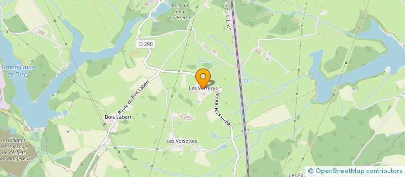 localisation de l'entreprise SNC DU PARC  BREUIL (LE)