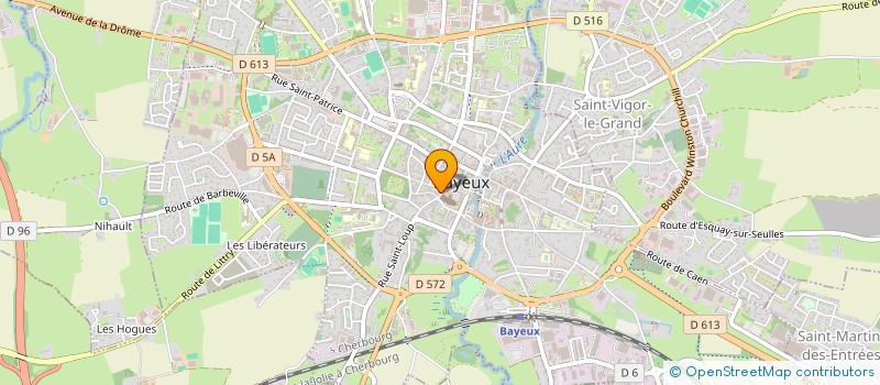 localisation de l'entreprise SNC DU PARVIS  BAYEUX