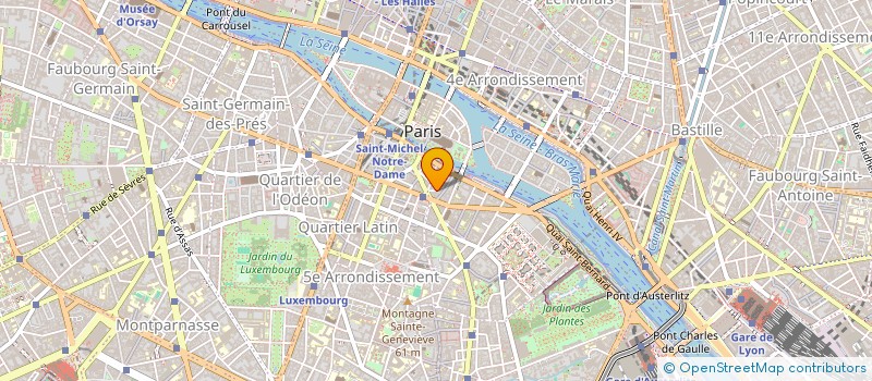 localisation de l'entreprise SNC DU PETIT PONT  PARIS