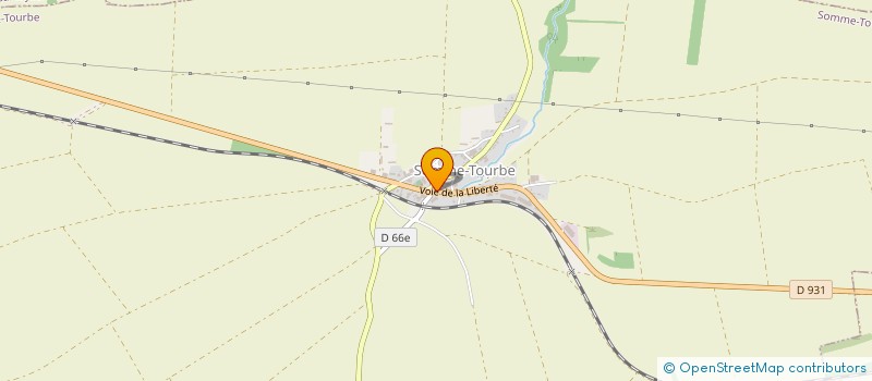 localisation de l'entreprise SNC DU RELAIS DE LA TOURBE  SOMME-TOURBE