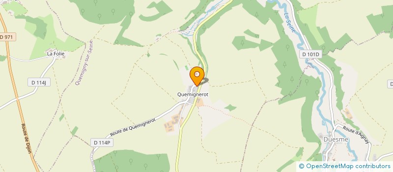 localisation de l'entreprise SNC DU THOREY  QUEMIGNY-SUR-SEINE