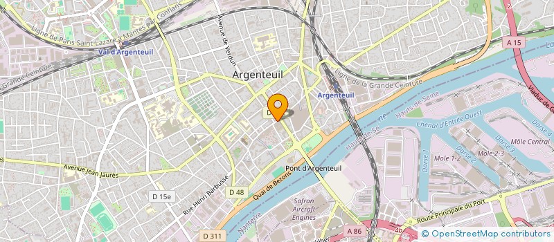 localisation de l'entreprise SNC DUARTE MONTEIRO FOSSET à ARGENTEUIL