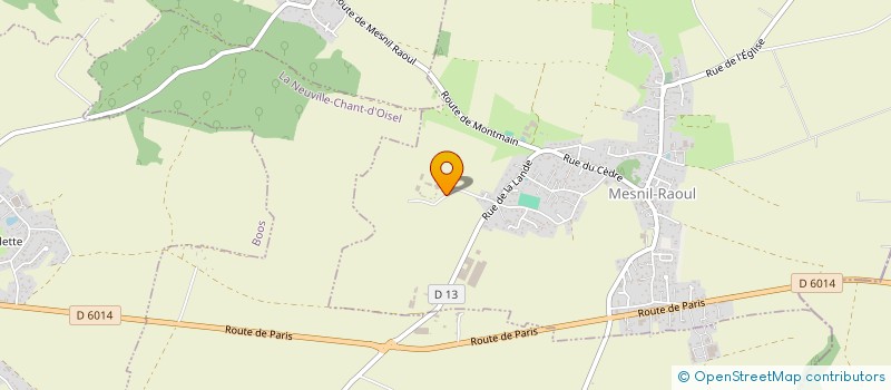 localisation de l'entreprise SNC DUBOSC  MESNIL-RAOUL