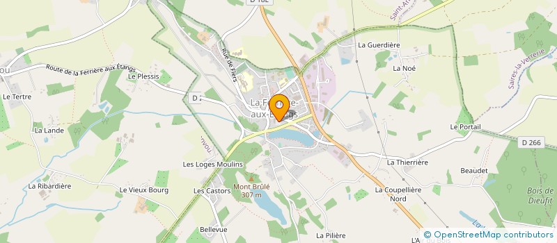 localisation de l'entreprise SNC DUBOURG à LA FERRIERE-AUX-ETANGS