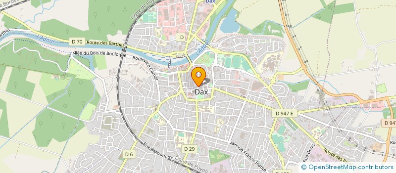 localisation de l'entreprise SNC DUCA SERVICE à DAX