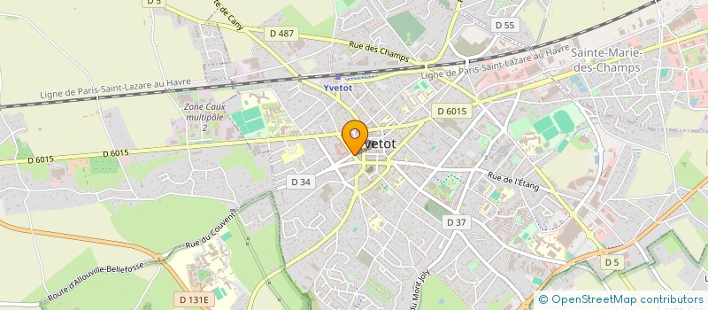localisation de l'entreprise SNC DUCOUROY BEURIOT à YVETOT