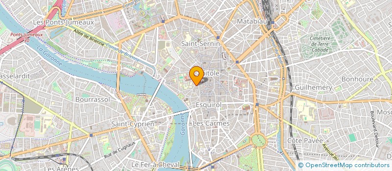 localisation de l'entreprise SNC DUFRECHOU CLAUDE ET LILIANE  TOULOUSE