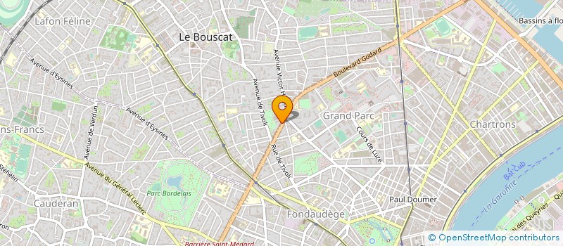 localisation de l'entreprise SNC DUMEZ PROMOTION  LE BOUSCAT