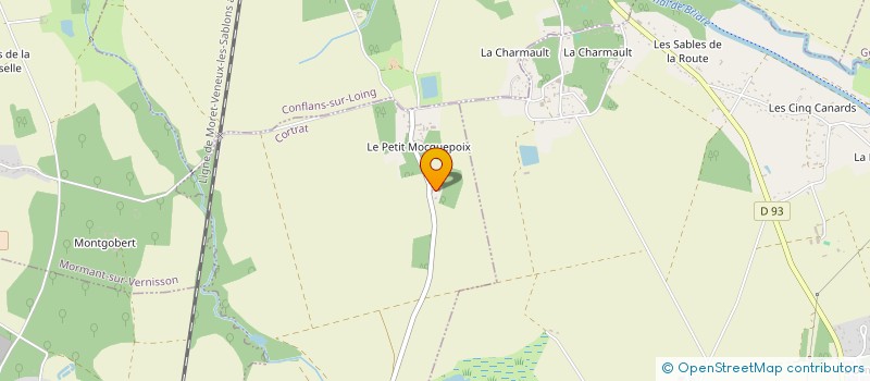 localisation de l'entreprise SNC DUMOUTIER AGRI-SERVICES à CORTRAT