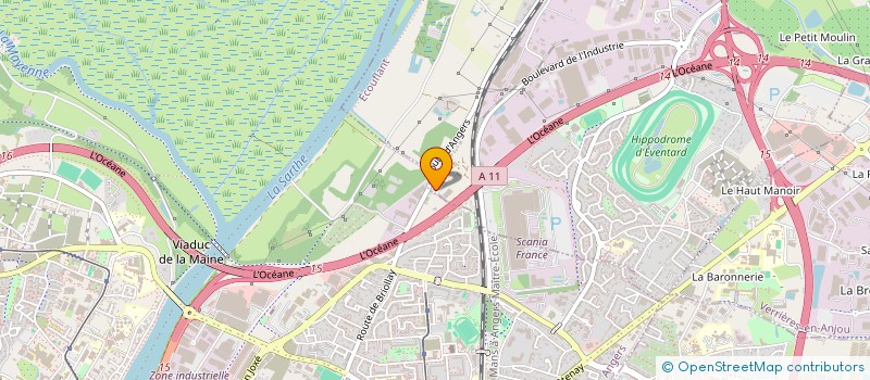 localisation de l'entreprise SNC DURDAN  ECOUFLANT