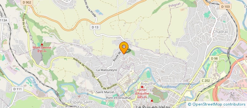 localisation de l'entreprise SNC DUREYGAL  POLIGNAC