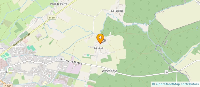 localisation de l'entreprise SNC E.T.L  AUXONNE