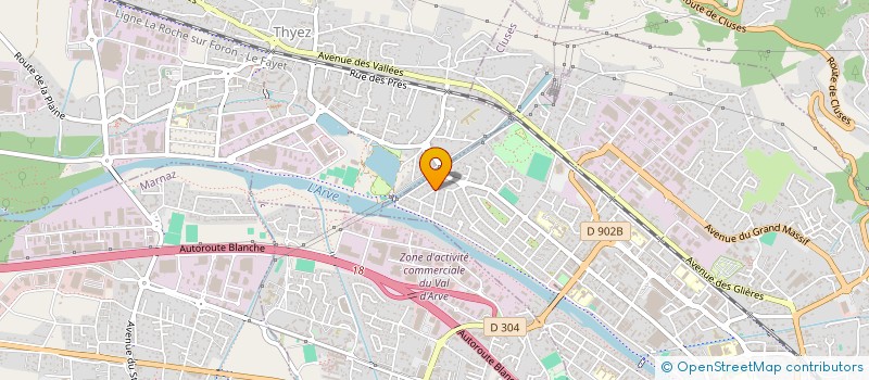 localisation de l'entreprise SNC ECO NETTOYAGE  CLUSES