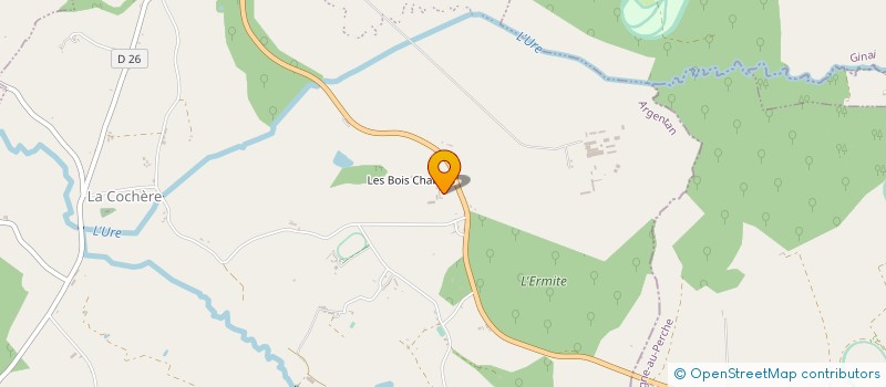 localisation de l'entreprise SNC ECURIE DU LAC à GOUFFERN EN AUGE
