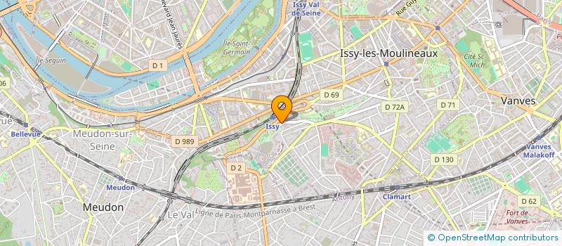 localisation de l'entreprise SNC EDMOND NOCARD21 à ISSY-LES-MOULINEAUX