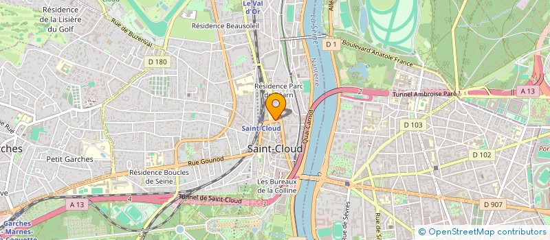 localisation de l'entreprise SNC ENGUERRAND à SAINT-CLOUD