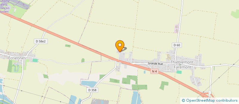 localisation de l'entreprise SNC ENOX  THIEBLEMONT-FAREMONT