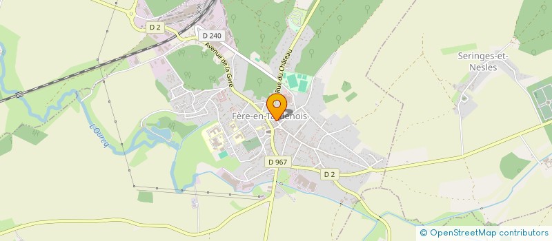 localisation de l'entreprise SNC ENTREPRISE BOULEAU ET COMPAGNIE  FERE-EN-TARDENOIS