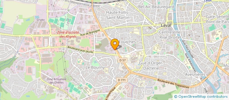 localisation de l'entreprise SNC ENTREPRISE NOUVELLE CERT à LAVAL