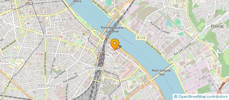 localisation de l'entreprise SNC EPURE PESSAC CENTRE-VILLE à BORDEAUX
