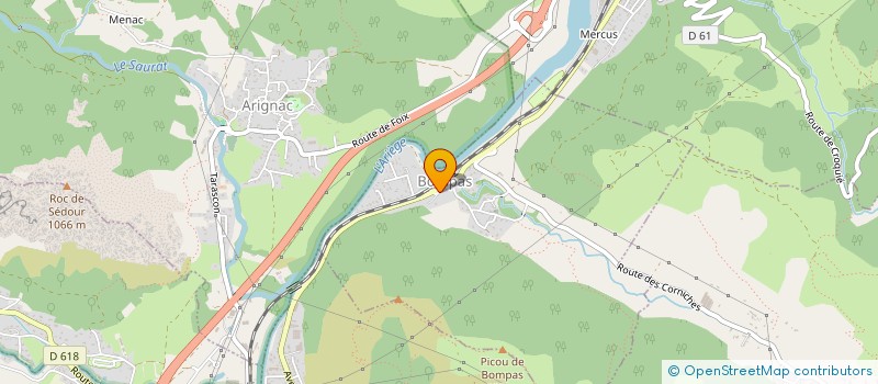 localisation de l'entreprise SNC ERA ENERGIES RENOUVELABLES D'ASCOU à BOMPAS