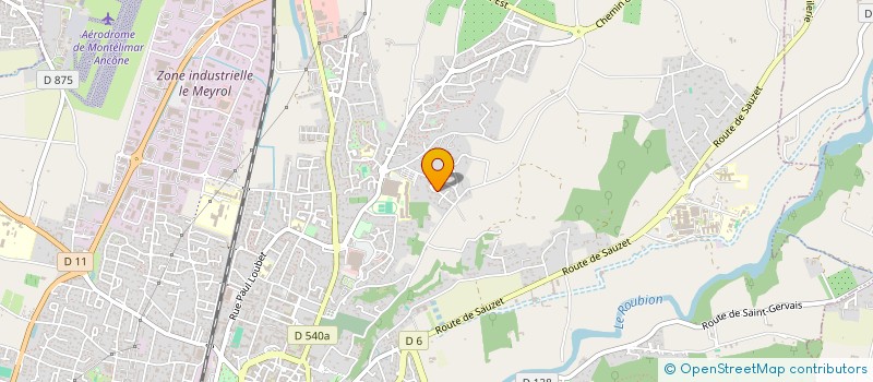 localisation de l'entreprise SNC ERLATE  MONTELIMAR