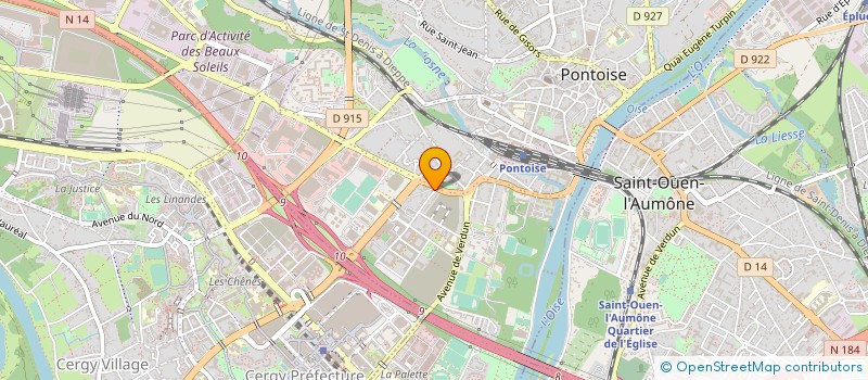 localisation de l'entreprise SNC ERMAGAN  PONTOISE