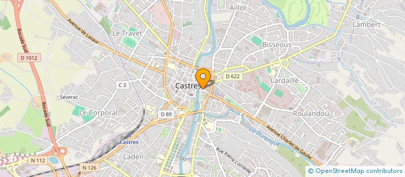 localisation de l'entreprise SNC ESCLASSAN ET COMPAGNIE à CASTRES