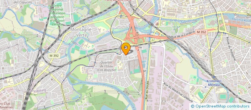 localisation de l'entreprise SNC ESPACE LEVANT  STRASBOURG
