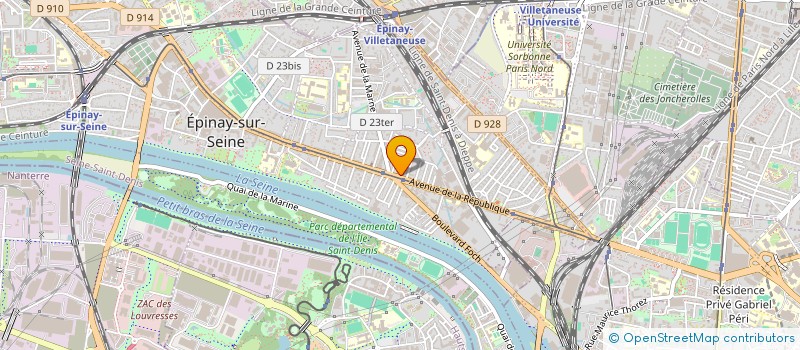 localisation de l'entreprise SNC ESPOIR à EPINAY-SUR-SEINE