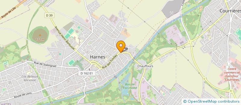 localisation de l'entreprise SNC ESSAGUI EL GHZAOUI à HARNES