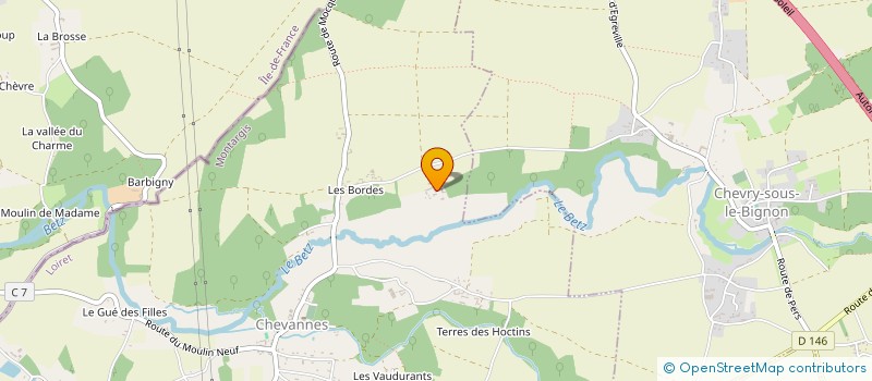 localisation de l'entreprise SNC ETA PERDEREAU à CHEVANNES