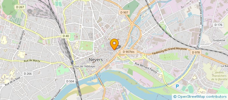 localisation de l'entreprise SNC ETHUIN ET COMPAGNIE à NEVERS