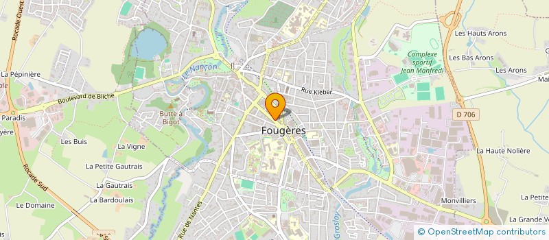 localisation de l'entreprise SNC ETUDES ET REALISATIONS D'AGENCEMENTS  FOUGERES