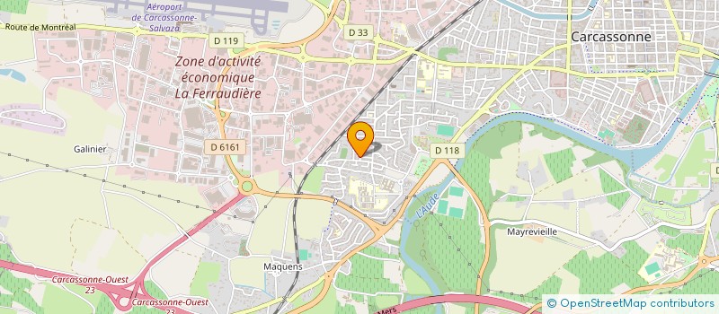 localisation de l'entreprise SNC EURO CONCEPT à CARCASSONNE