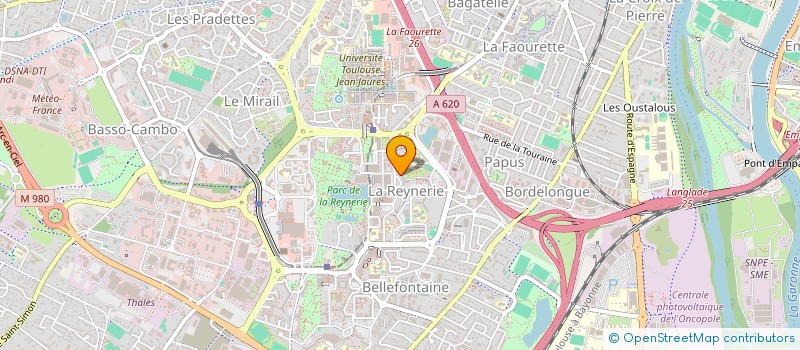 localisation de l'entreprise SNC EUROPEENNE DU BATIMENT  TOULOUSE