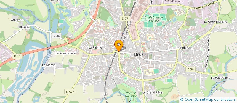 localisation de l'entreprise SNC EXPORT PERFORMANCE  BRUZ