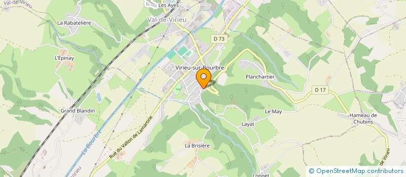 localisation de l'entreprise SNC FABRE ARQUILLIERE  VAL-DE-VIRIEU