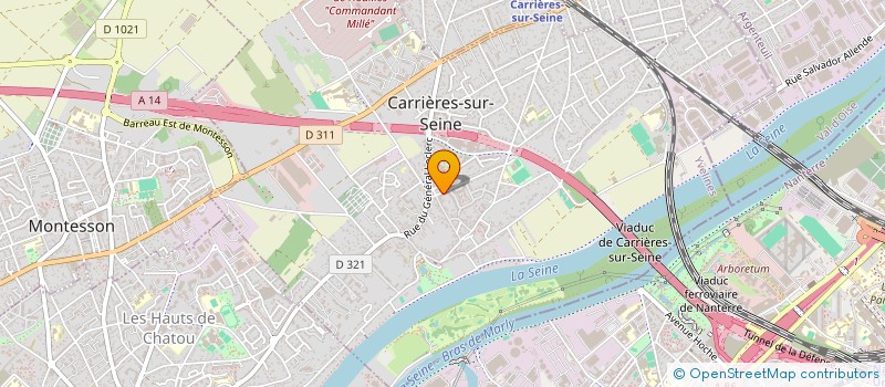 localisation de l'entreprise SNC FANG  CARRIERES-SUR-SEINE