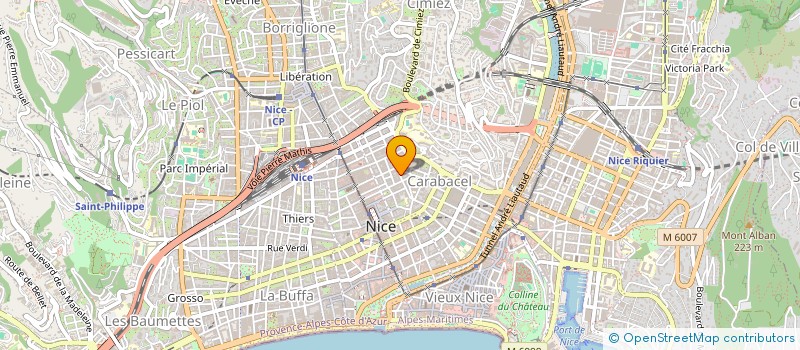 localisation de l'entreprise SNC FANNY à NICE